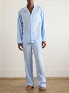 CDLP - Camp-Collar Lyocell Pyjama Shirt - Blue