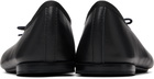 Repetto Black Lilouh Almond-Toe Ballerina Flats