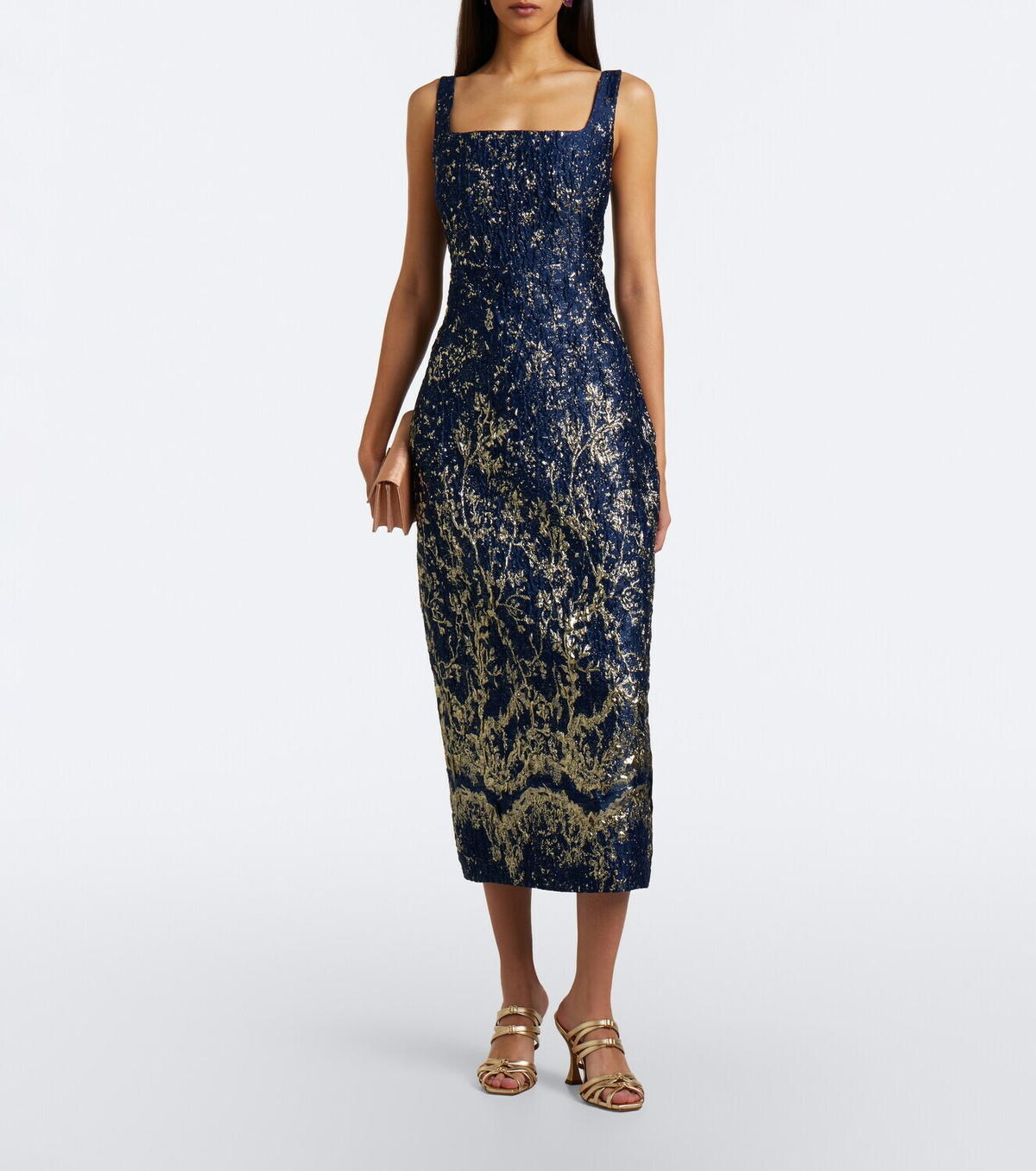 Simkhai Virette jacquard cocktail dress