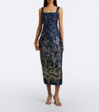 Simkhai Virette jacquard cocktail dress
