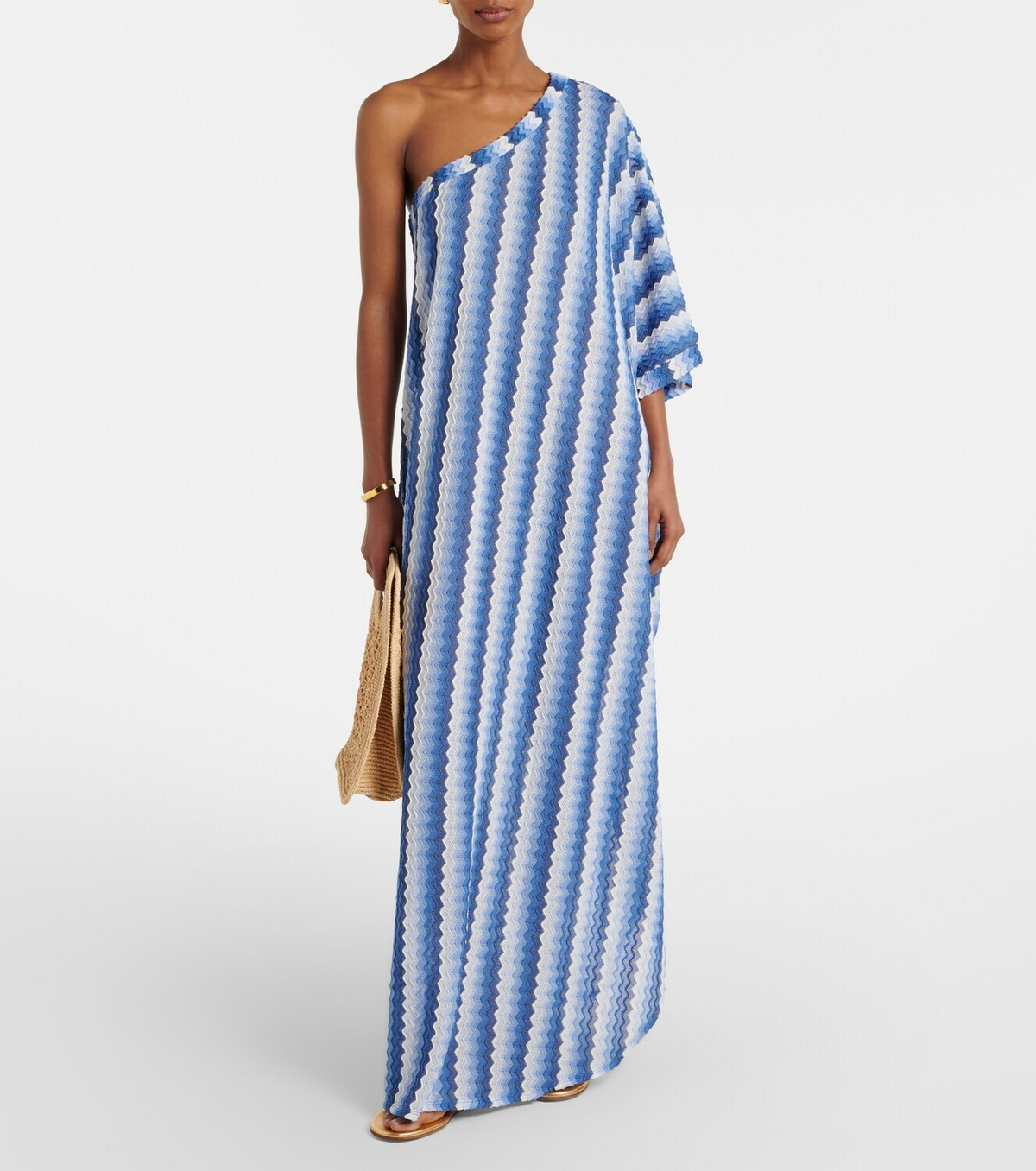 Melissa Odabash Savannah one-shoulder beach cover-up