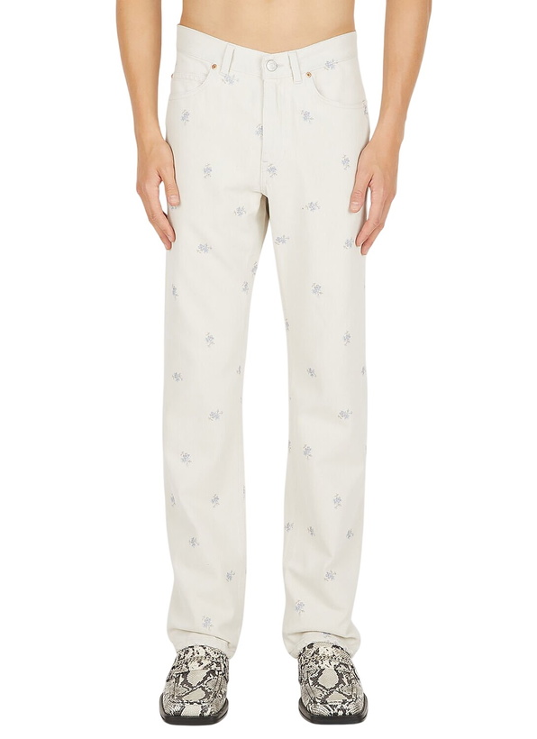 Photo: Martine Rose Relaxed Floral Print Jeans