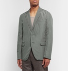 Helmut Lang - Grey Unstructured Padded Shell Blazer - Gray