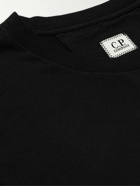 C.P. Company - Logo-Appliquéd Cotton-Jersey T-Shirt - Black