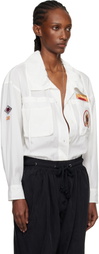 Isabel Marant White Chely Shirt