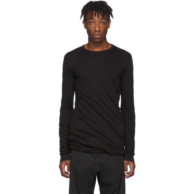 Photo: Rick Owens Black Double Long Sleeve T-Shirt