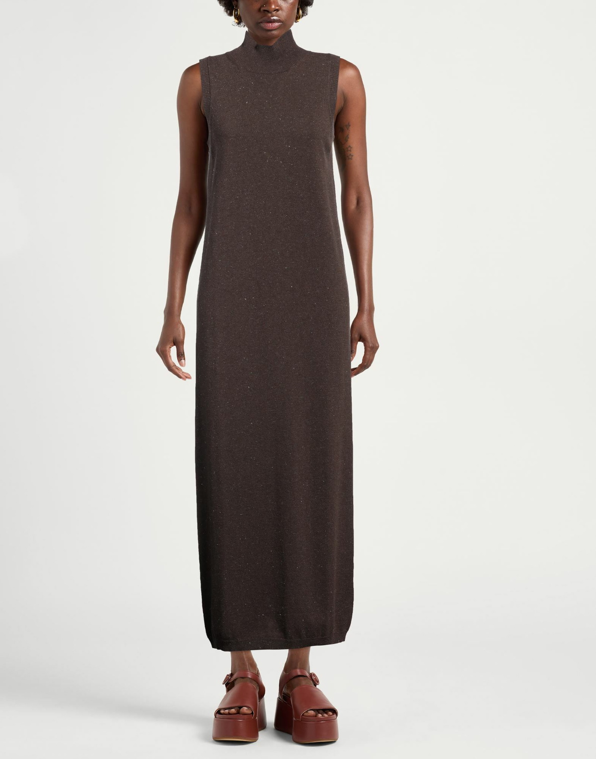 Peserico Womens Midi dress Dark in Brown