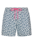 MC2 Saint Barth Man Lightweight Fabric Swim-shorts Lighting Micro Fantasy With Starfishes Print