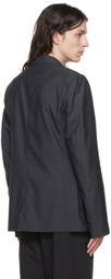 Lemaire Grey Wool Blazer