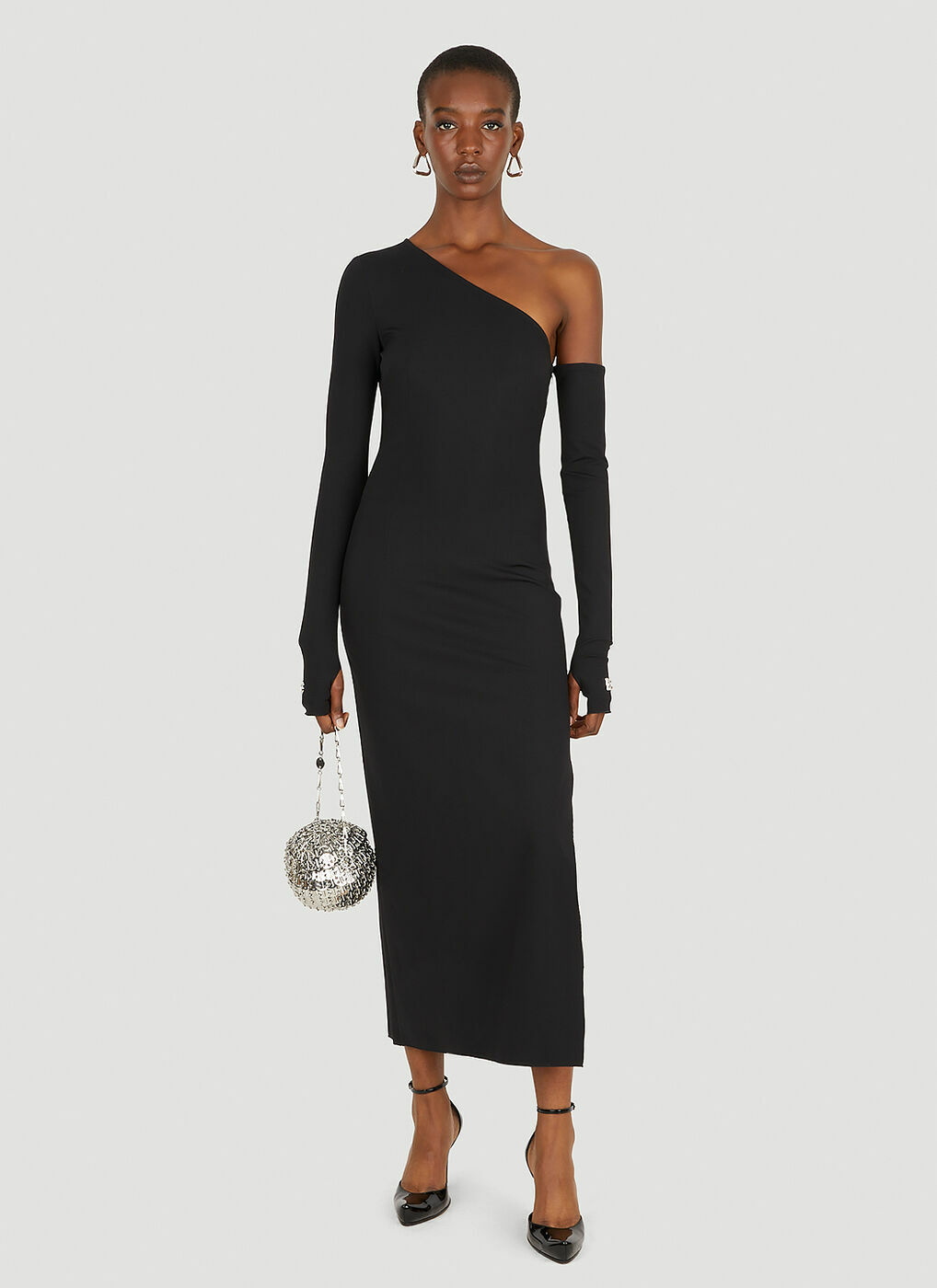 Asymmetric Dress in Black Dolce & Gabbana