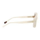 Doublet White Square Flame Sunglasses