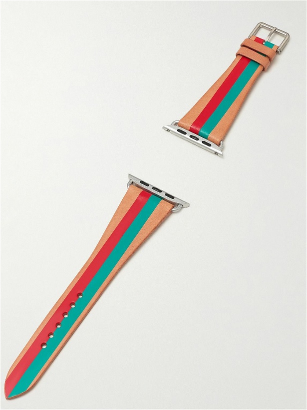 Photo: laCalifornienne - Striped Leather Watch Strap