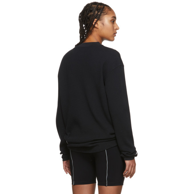 Heron Preston Black Bold Logo Long Sleeve T-Shirt Heron Preston