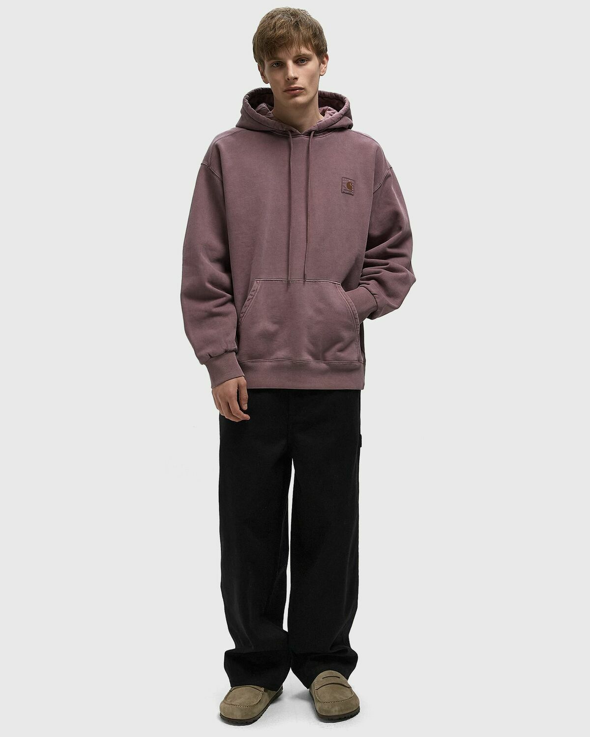 Carhartt WIP Hooded Vista Sweat Purple Mens Hoody Carhartt WIP