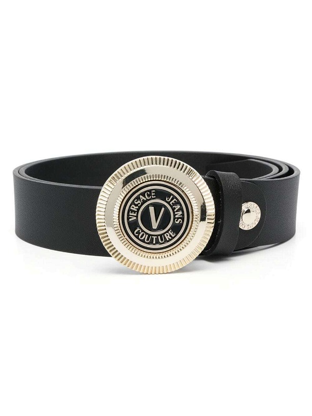 Photo: VERSACE JEANS COUTURE - Leather Belt With Logo
