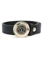 VERSACE JEANS COUTURE - Leather Belt With Logo
