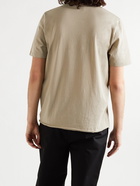 SAINT LAURENT - Cotton-Jersey T-Shirt - Neutrals