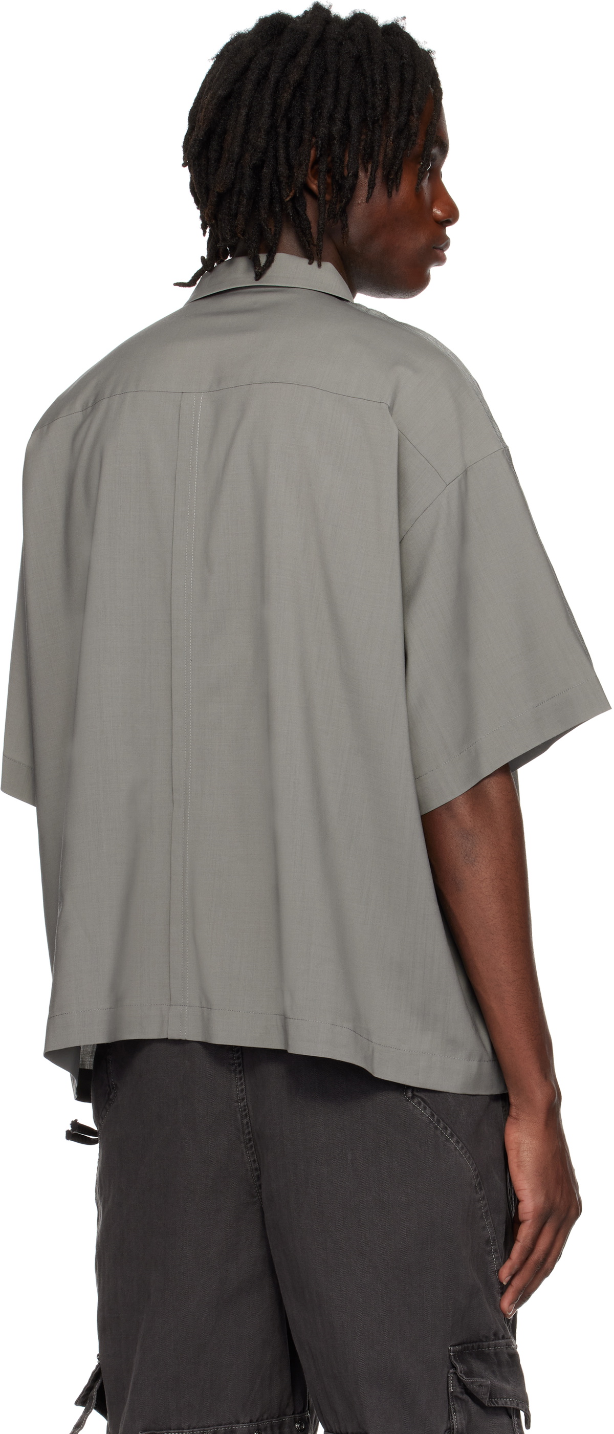 UNDERCOVER Gray & Navy UC1E4404 Shirt