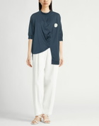 Herno Womens T-shirt Slate in Blue