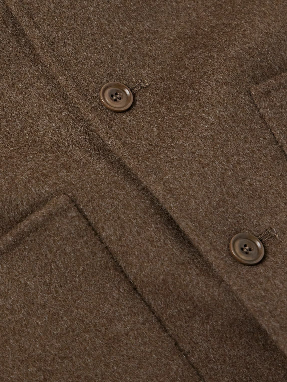 Hartford - Jay Double-Faced Wool-Blend Jacket - Brown Hartford