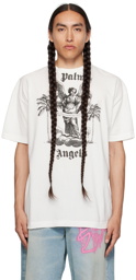 Palm Angels White University T-Shirt