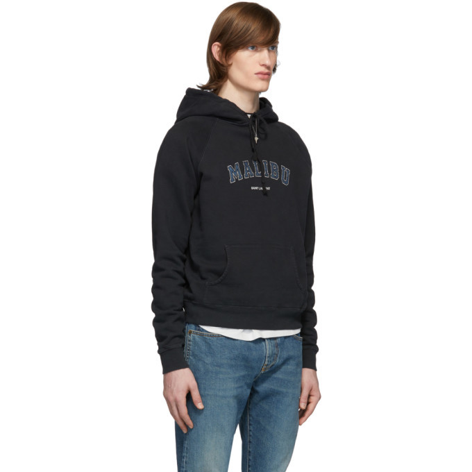 Saint Laurent Black Malibu Hoodie