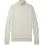 John Smedley - Cherwell Merino Wool Rollneck Sweater - Gray