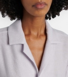God's True Cashmere Affirmations cashmere pajama shirt with moonstone