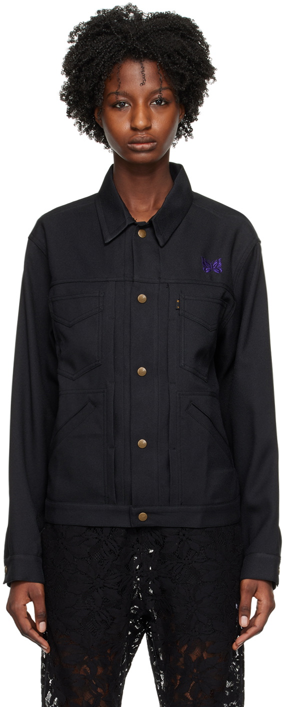 NEEDLES Indigo Short Coverall Denim Jacket Needles