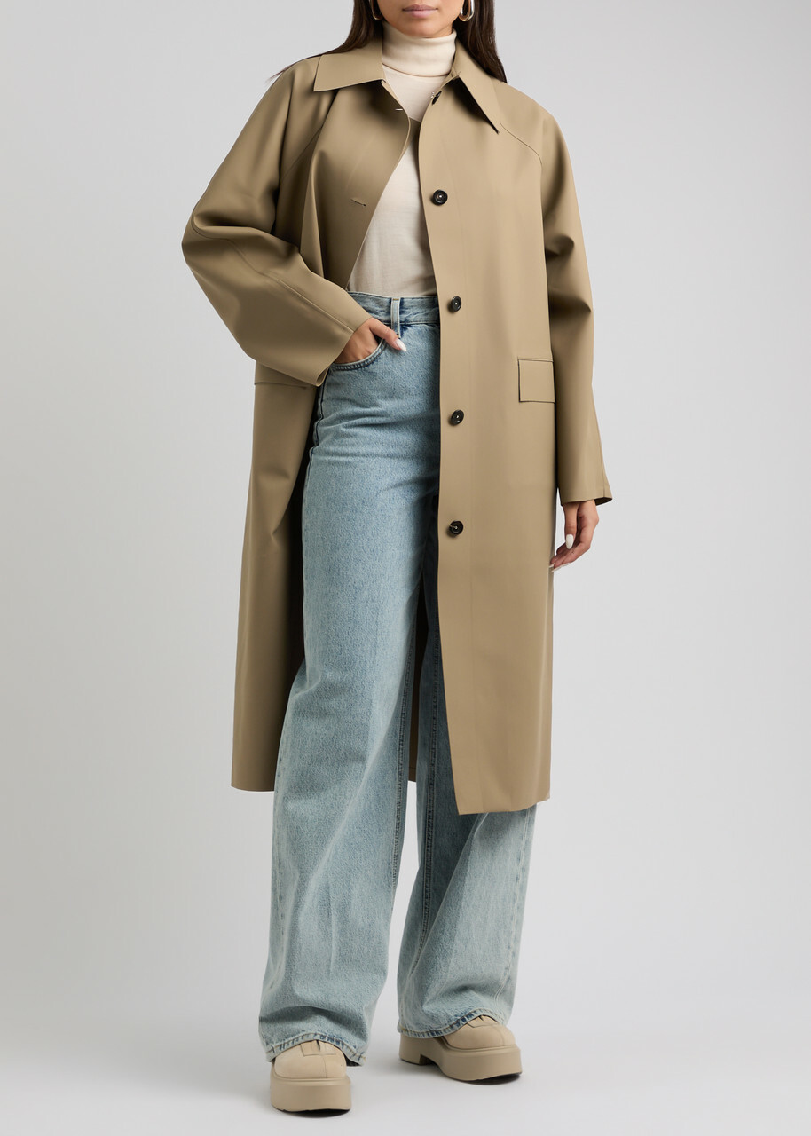 Kassl Editions Original Below Rubberised Coat Taupe Kassl Editions