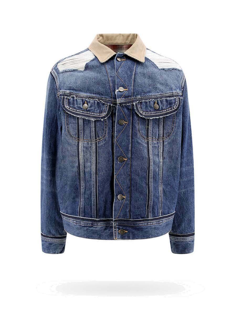 Maison Margiela Jacket Blue Mens Maison Margiela