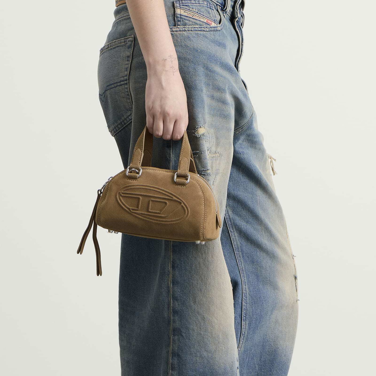 Diesel Women's 1Dr Dome Crossbody Bag in Brown 