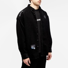Men's AAPE Now Cord Loose Fit Shirt in Black