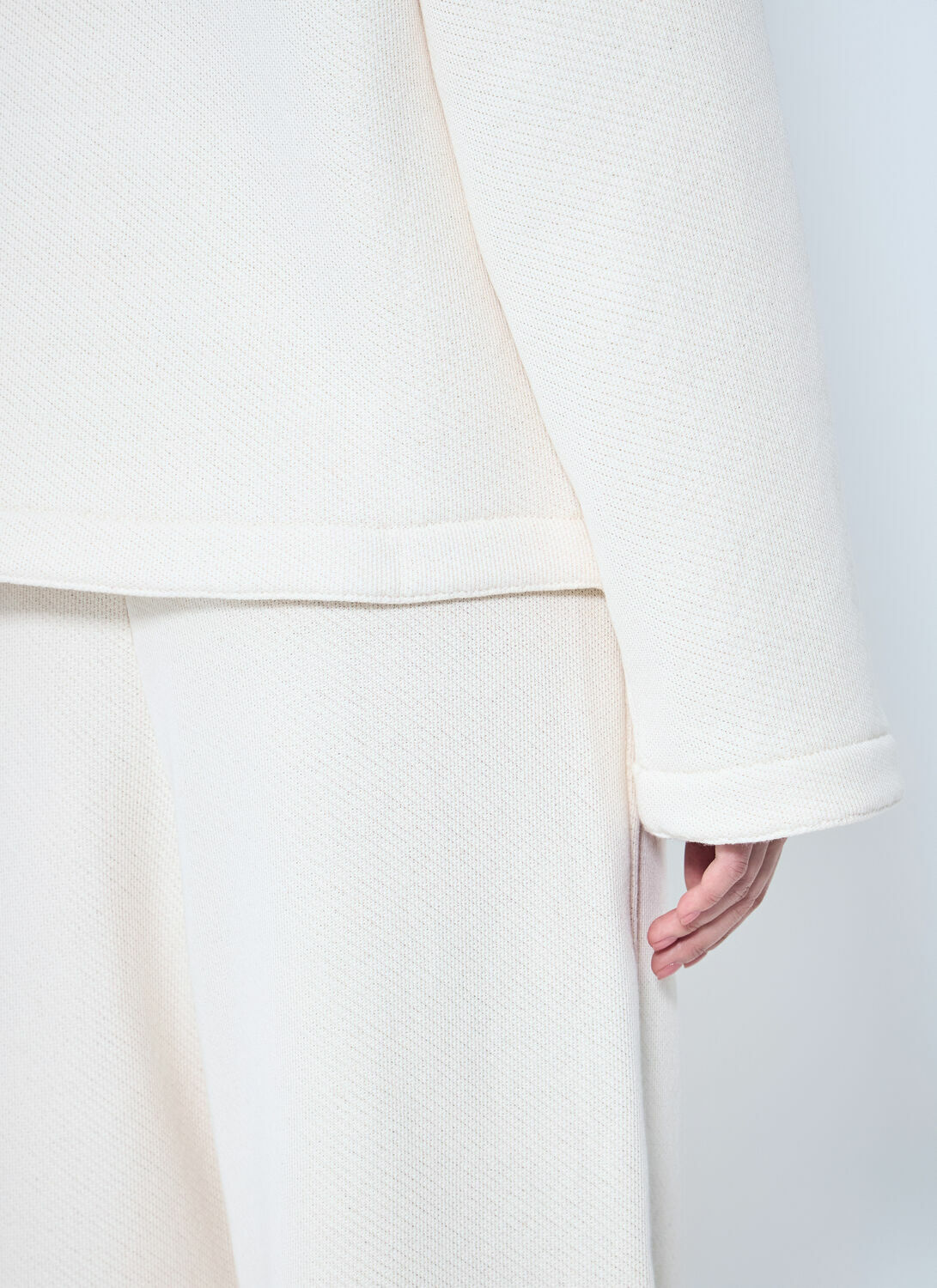 Max Mara Logo Embroidery Hooded Sweatshirt
