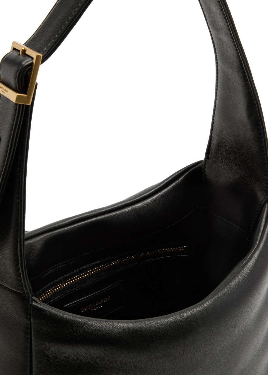 Saint Laurent Le 5 à 7 Padded Leather Hobo bag - Black - One Size