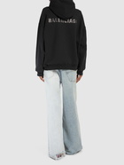 BALENCIAGA Medium Fit Destroyed Sweatshirt Hoodie