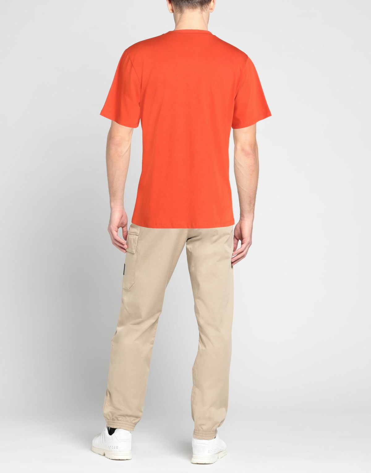 Buscemi Mens T-shirt in Tomato red