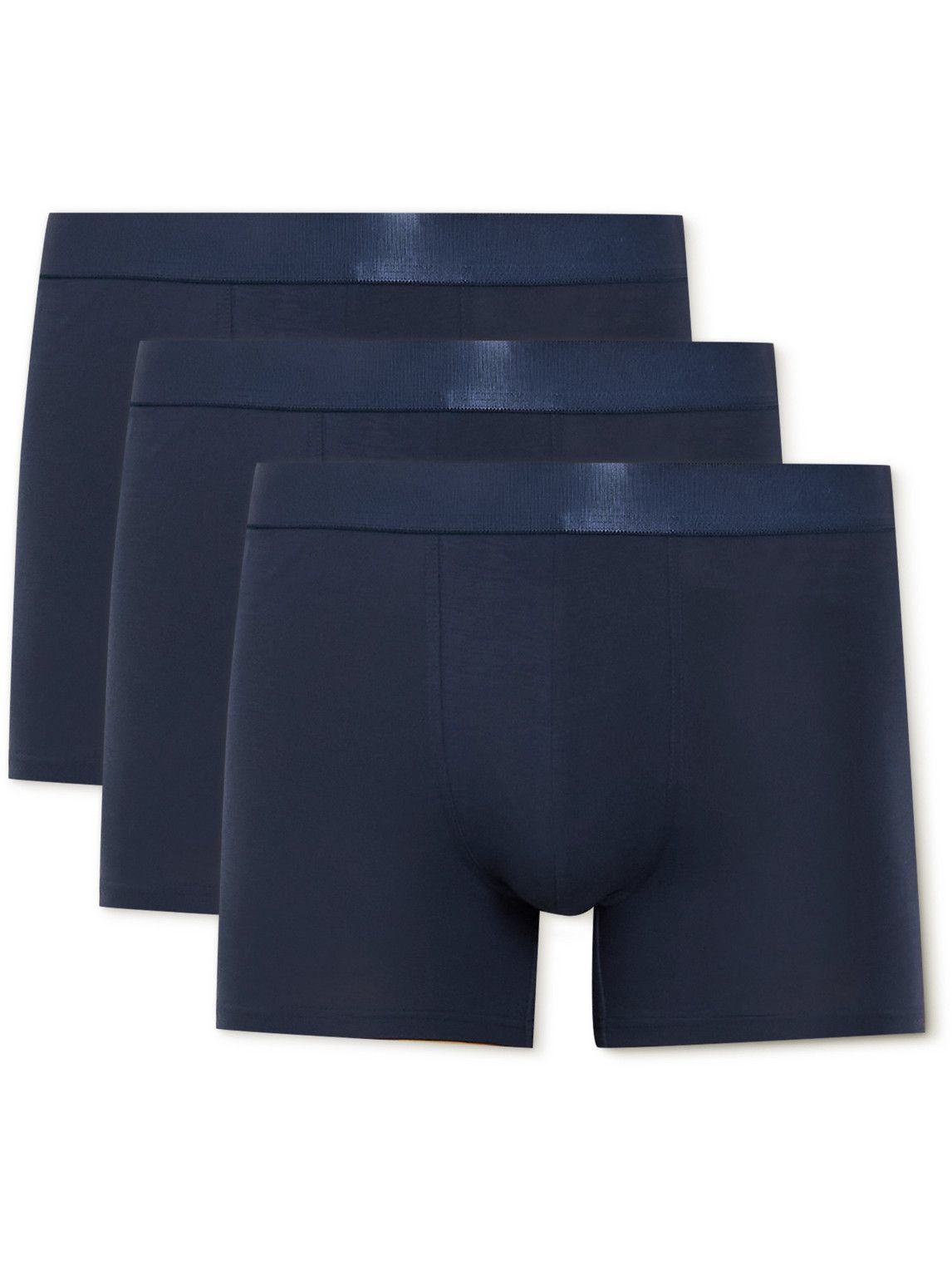 CDLP - Three-Pack Stretch-Lyocell Boxer Briefs - Blue CDLP