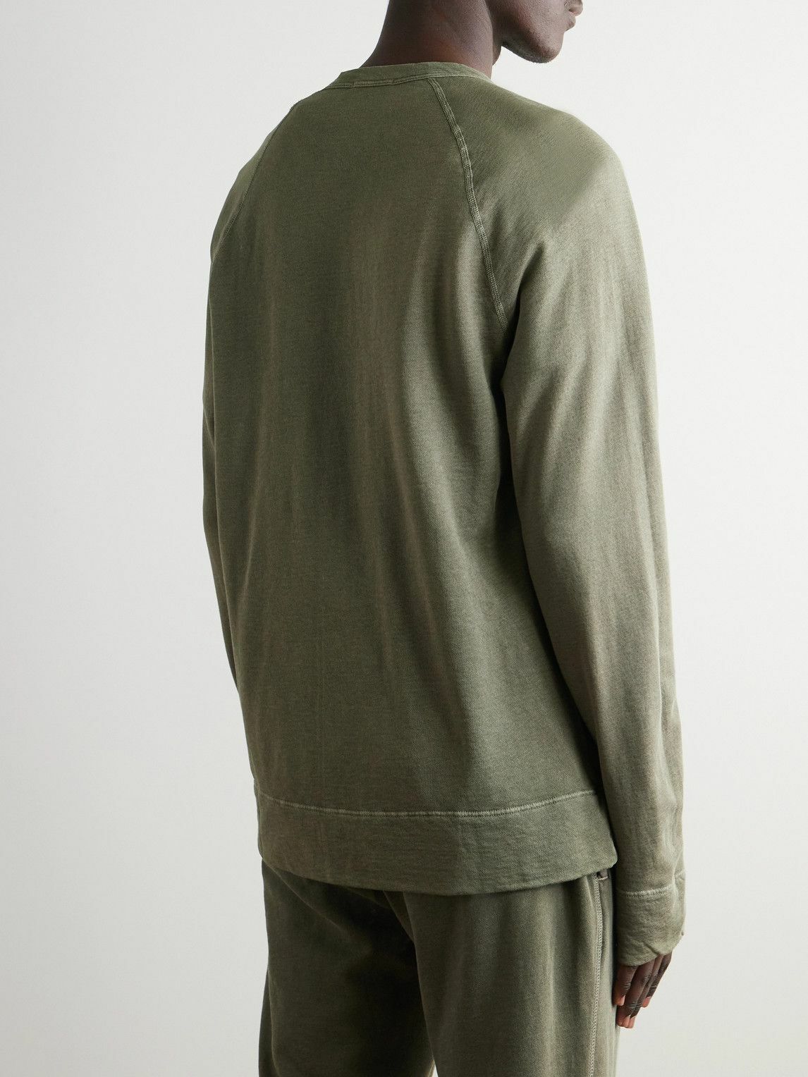 James Perse - Cotton-Jersey Sweatshirt - Green