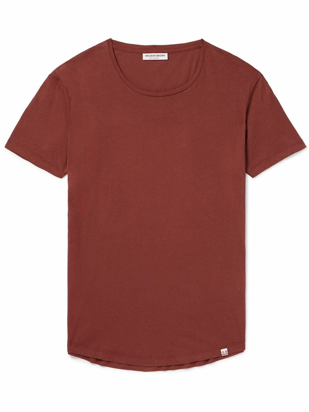 Photo: Orlebar Brown - OB-T Slim-Fit Cotton-Jersey T-Shirt - Red