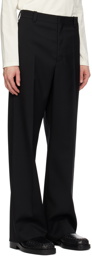 Jil Sander Black Creased Trousers