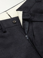 J. Mueser - Waverly Straight-Leg Virgin Wool Suit Trousers - Blue