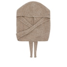 GANNI Women's Soft Wool Balaclava in Almond Milk 