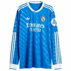 Adidas Men's Real Madrid 25/26 3rd Jersey Long Sleeve Top in Bluebird