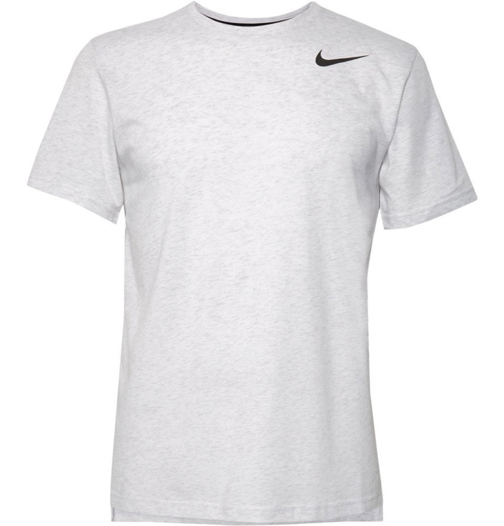 Photo: Nike Training - Breathe Perforated Dri-FIT T-Shirt - White