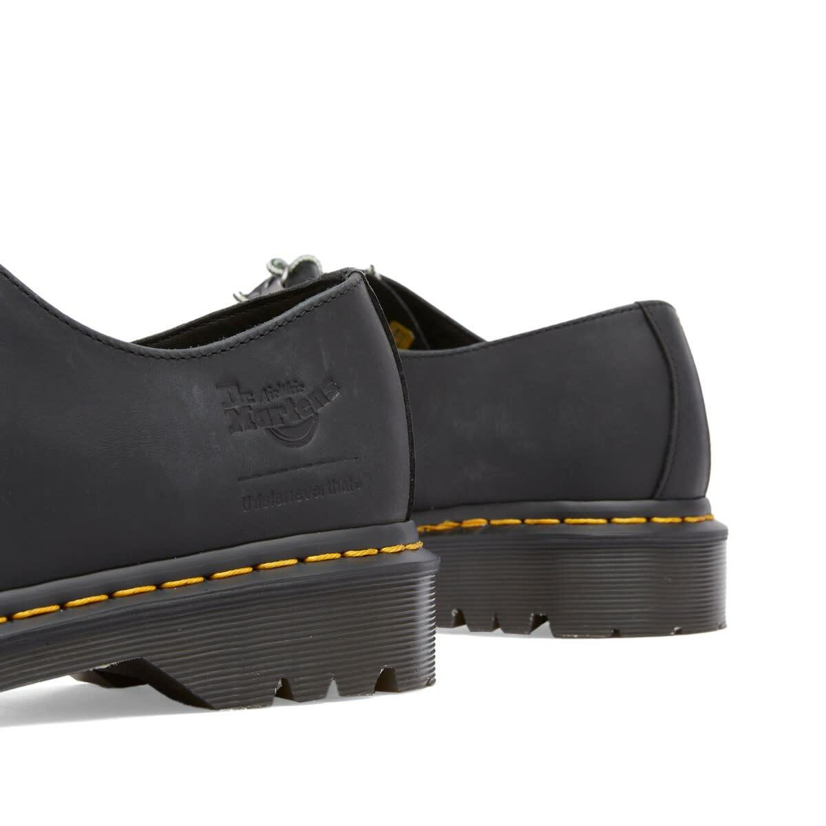 Dr. Martens Men's x Thisisneverthat 1461 Leather Shoe in Black Dr