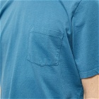 Corridor Men's Garment Dyed Pocket T-Shirt in Blue