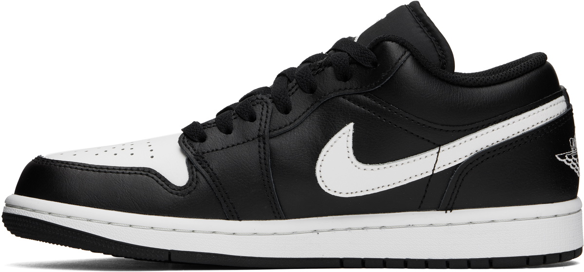 Nike Jordan Black & White Air Jordan 1 Low Sneakers