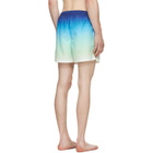Casablanca Blue Gradient Jacquard Swim Shorts