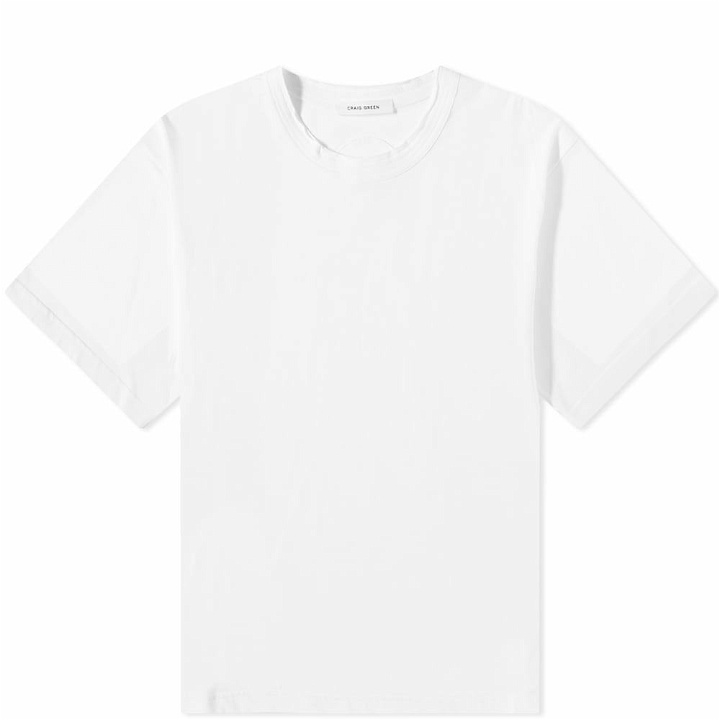 Photo: Craig Green Men's Eyelet T-Shirt in White